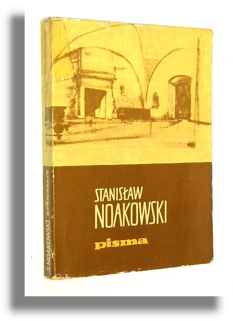 PISMA - Noakowski, Stanisaw