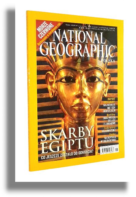 NATIONAL GEOGRAPHIC 11/2003: Ciechocinek * Morze Czerwone * Inwigilacja * Zimbabwe * Irak * Yellowstone * Afganistan * Egipt - National Geographic Society