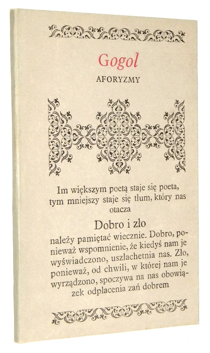 AFORYZMY - Gogol, Mikoaj