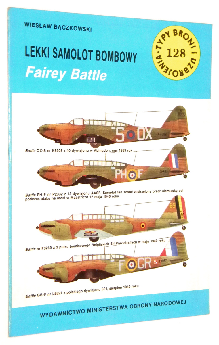TBiU [128] Lekki samolot bombowy FAIREY BATTLE - Bczkowski, Wiesaw