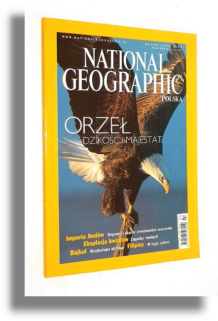 NATIONAL GEOGRAPHIC 7/2002: Filipiny * Afganistan * Kwiaty * Imperia Andów * Orły * Chochołów - National Geographic Society