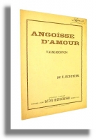 ANGOISSE D'AMOUR (Przyjdzie wkrótce dzień...) Valse-Boston - Sulima, J. * Benatzky, R.