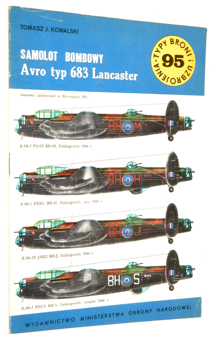 TBiU [95] Samolot bombowy AVRO typ 683 Lancaster - Kowalski, Tomasz J.